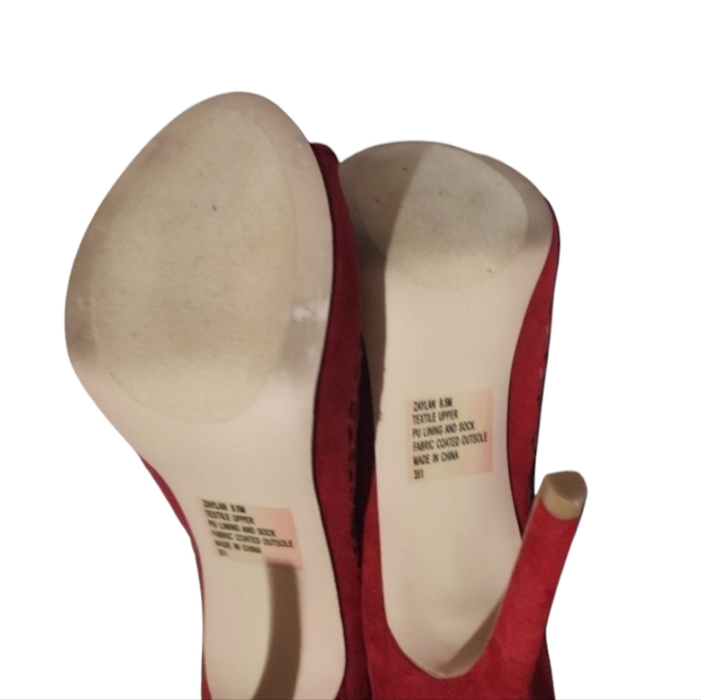 Womens Peep Toe Heels - Picture 2 of 2